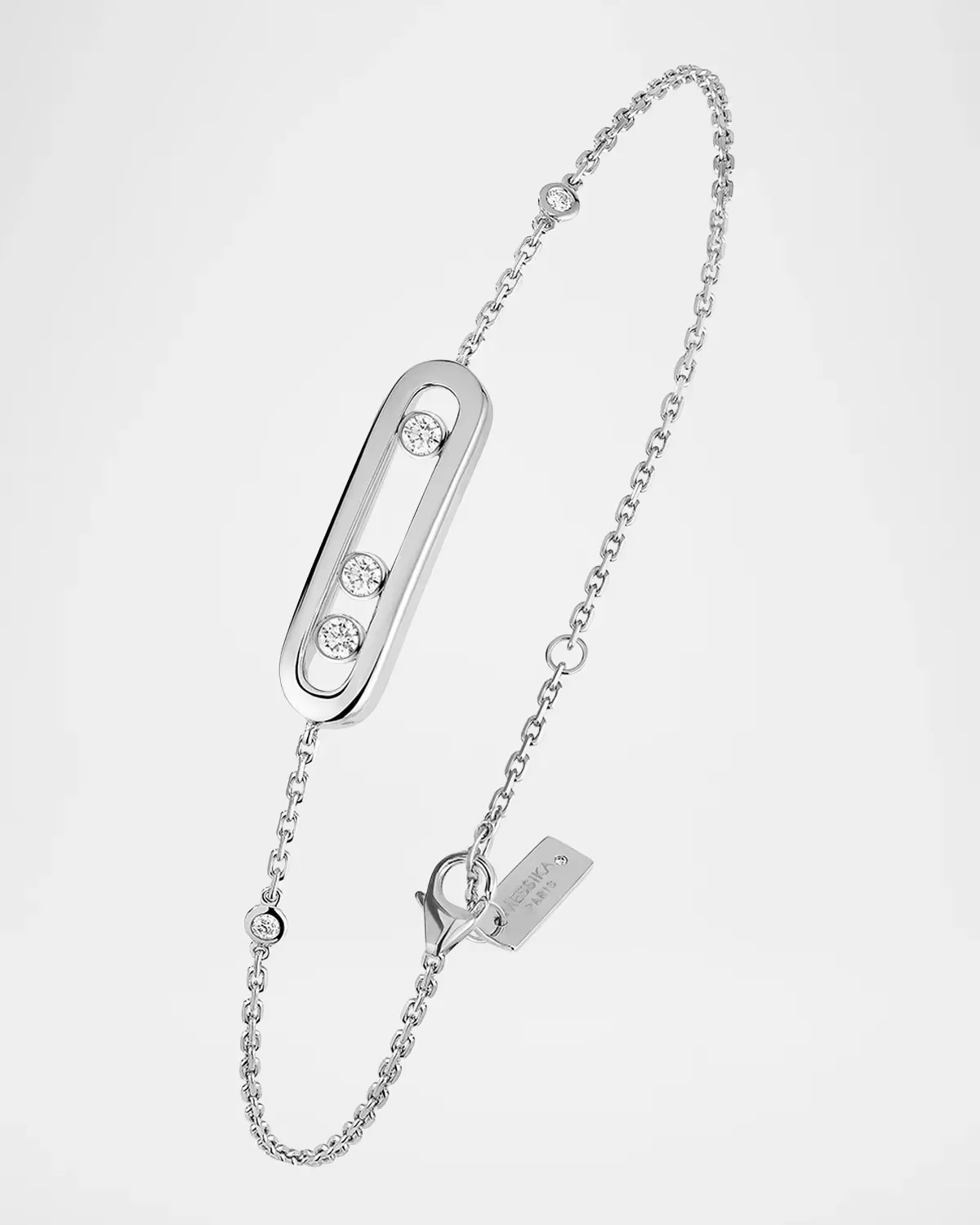 BABY MOVE White Gold Diamond Bracelet by Messika