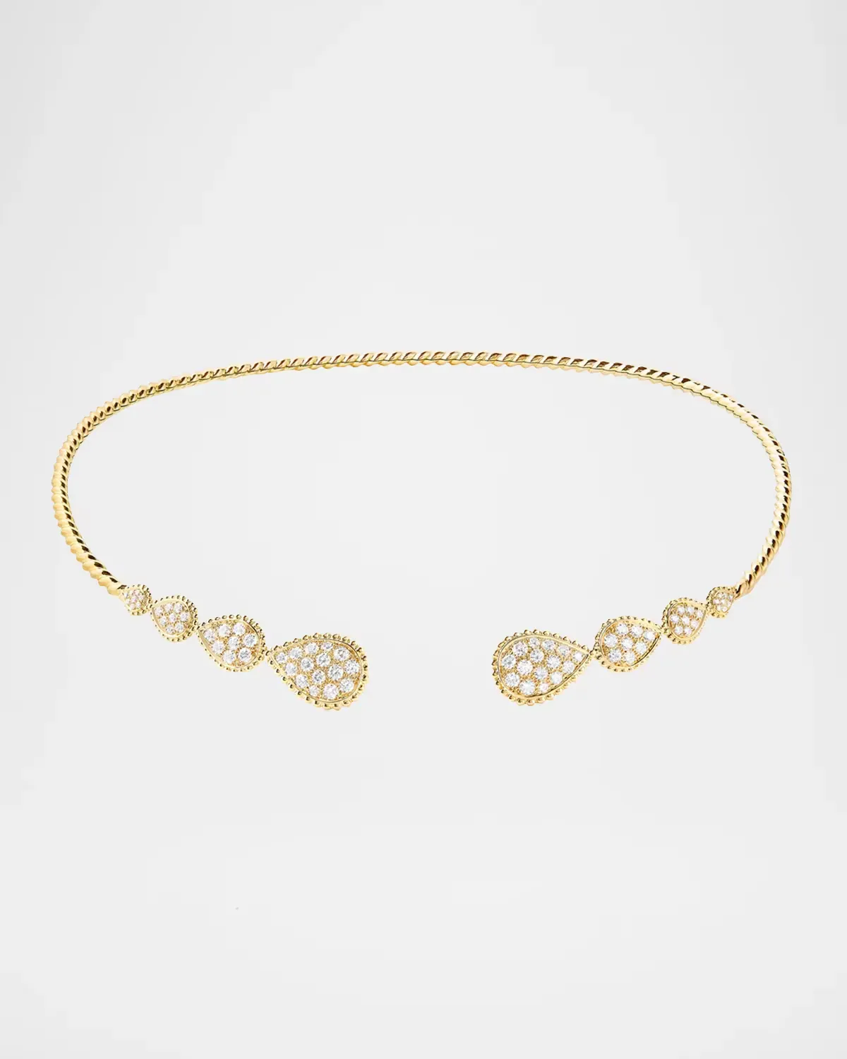 Serpent Bohme 18K Yellow Gold & Diamond Choker Necklace by Boucheron