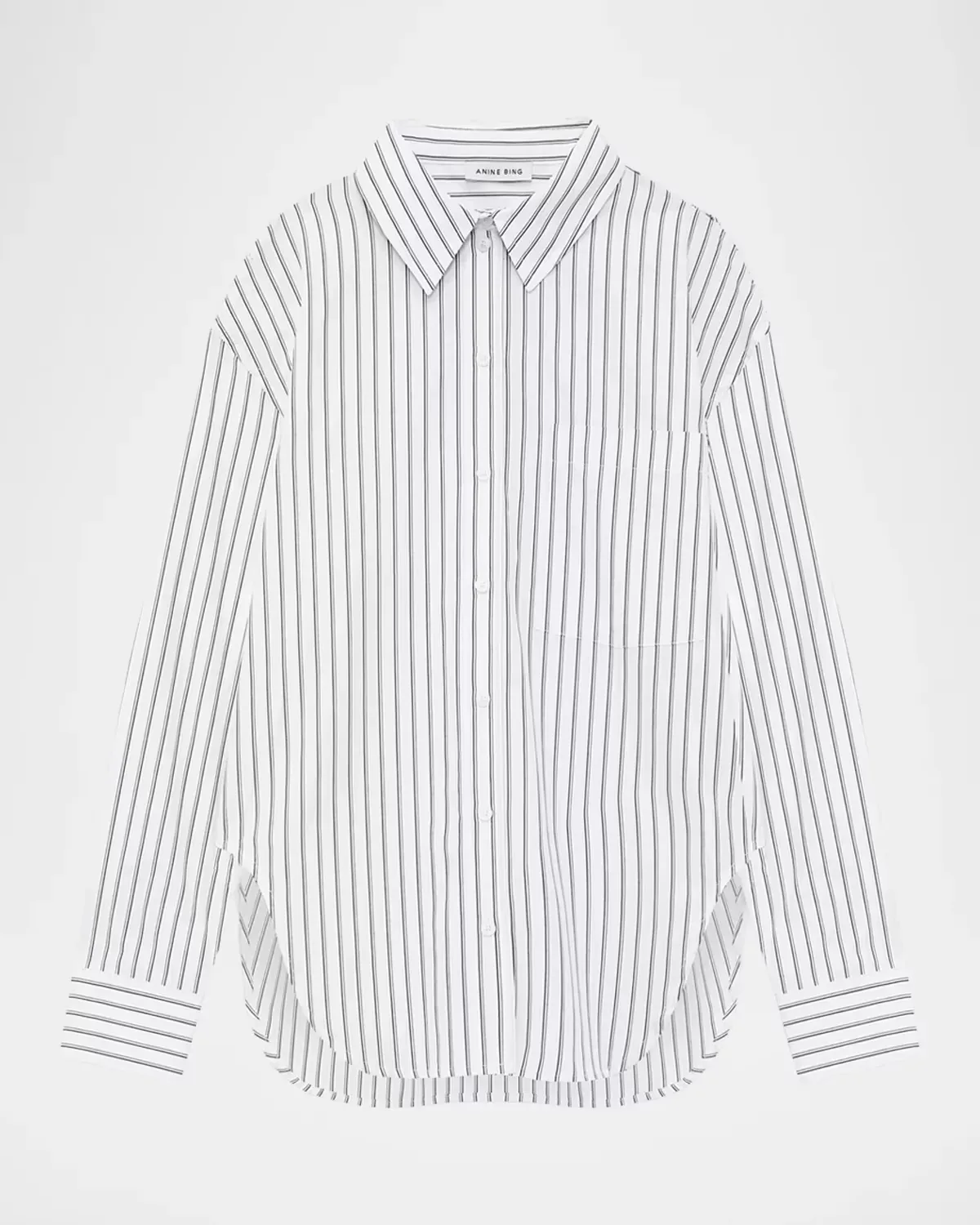 Scott Striped Cotton Shirt by ANINE BING