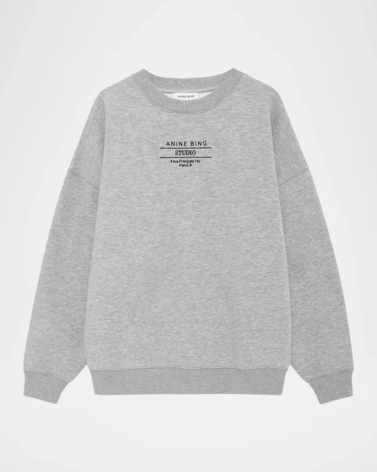 Miles Studio Cotton-Blend Sweatshirt by ANINE BING