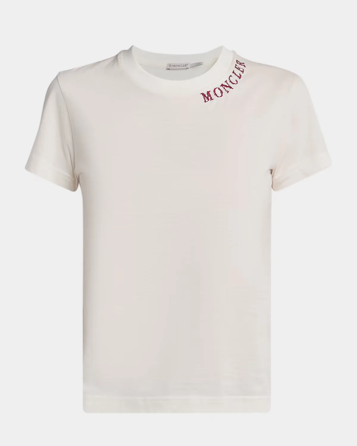 Embroidered Short-Sleeve T-Shirt by Moncler