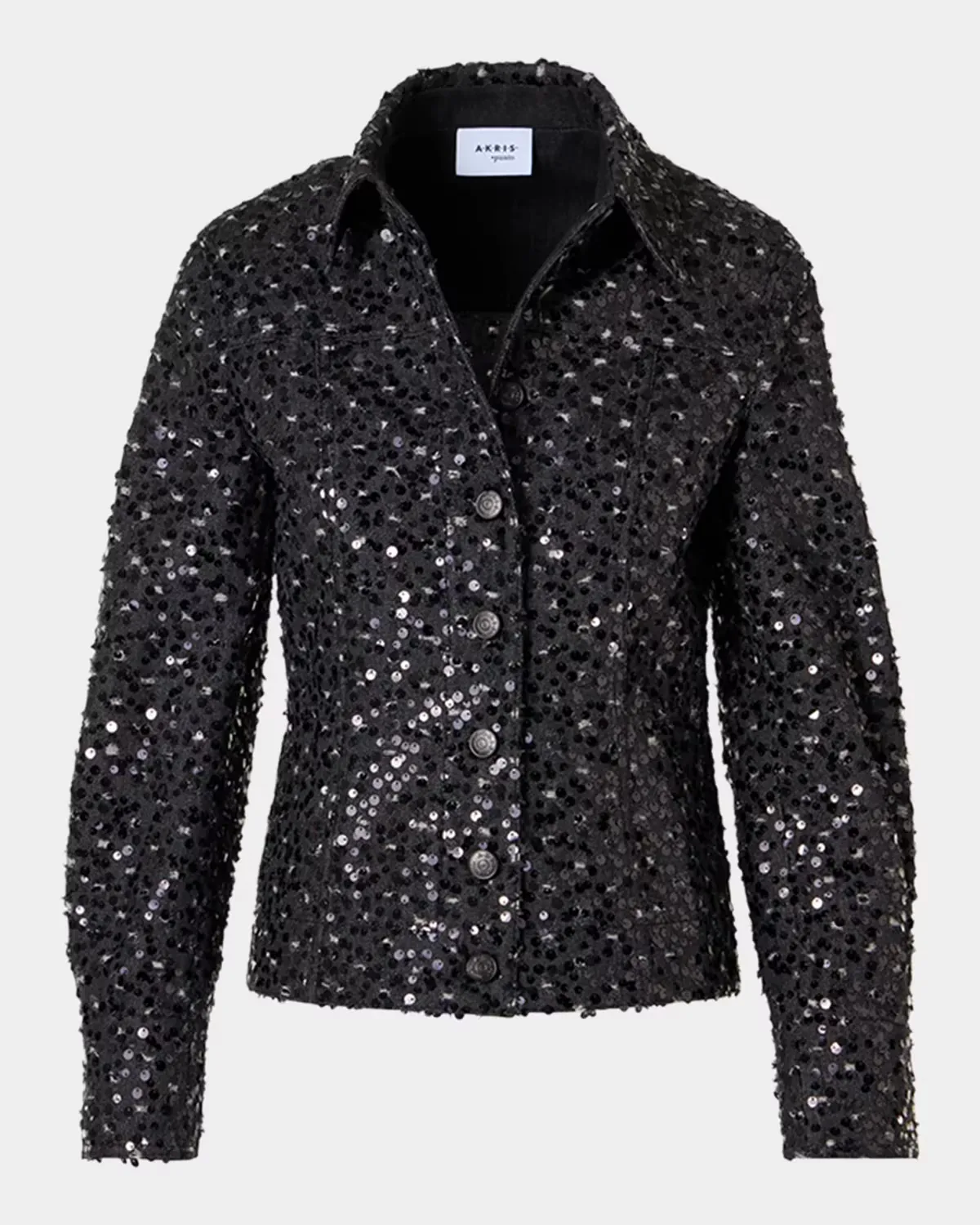Starry Sequined Denim Jacket by Akris Punto