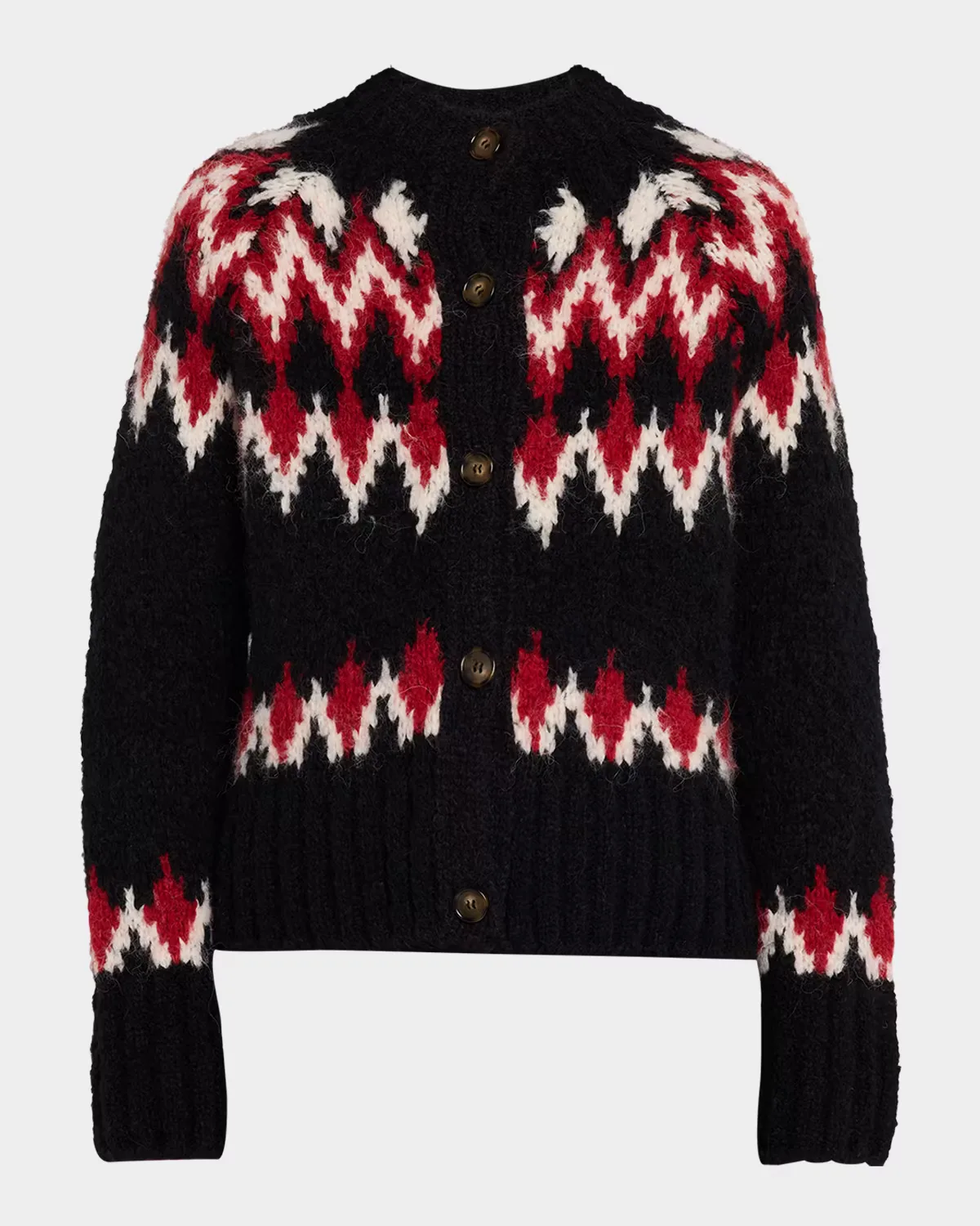 Christina Fair Isle-Inspired Cardigan