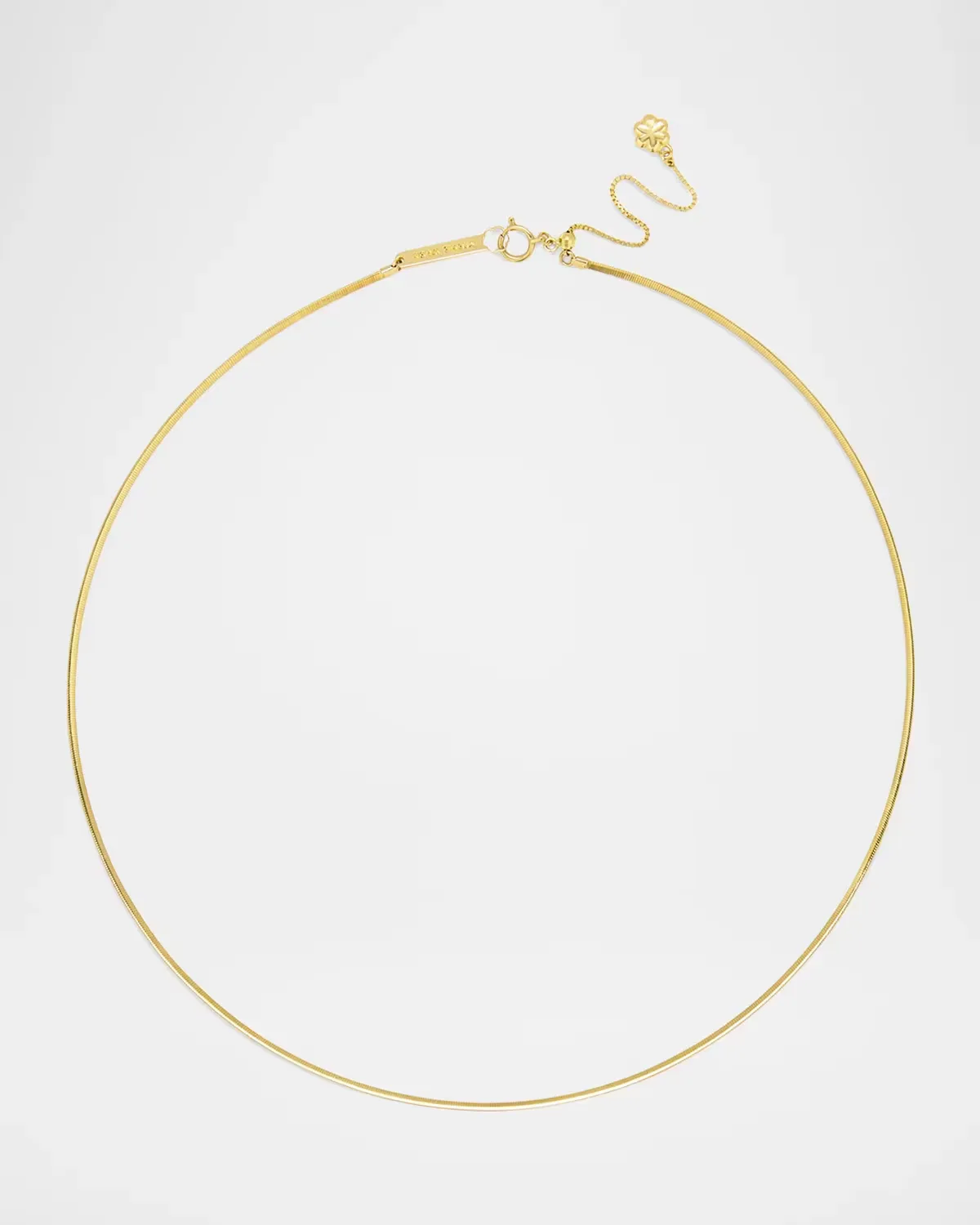 18K Omega Chain Necklace by Wren
