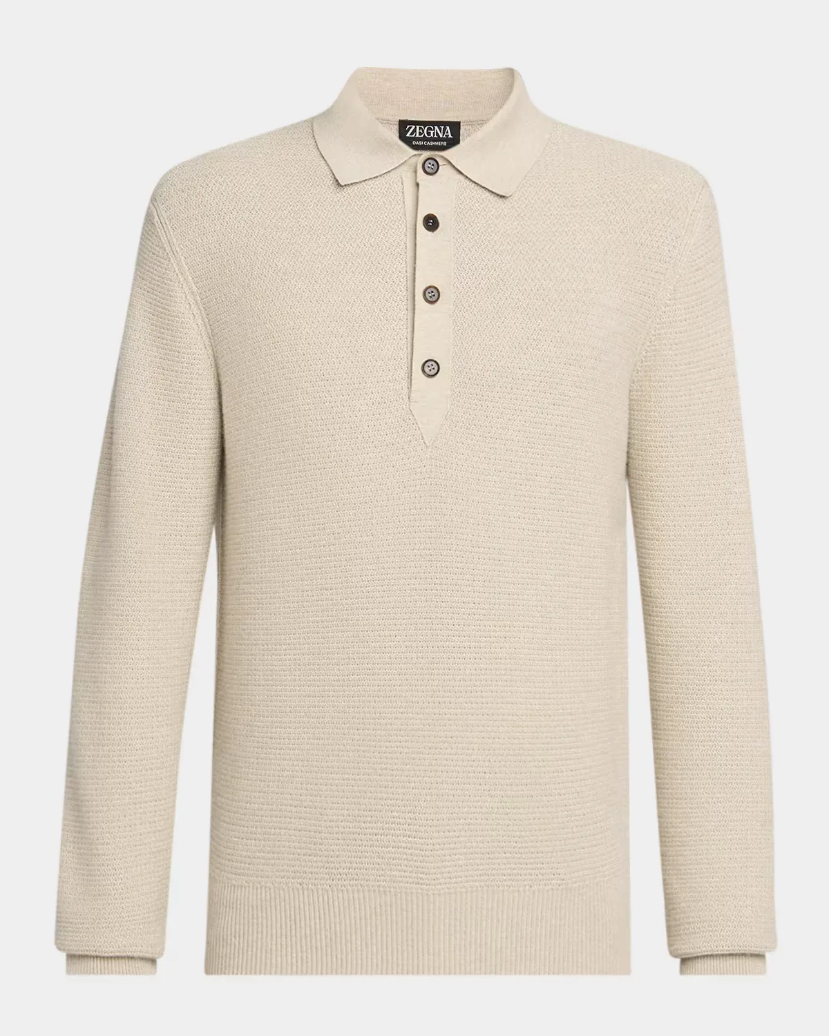 Oasi Cashmere Polo Shirt by ZEGNA