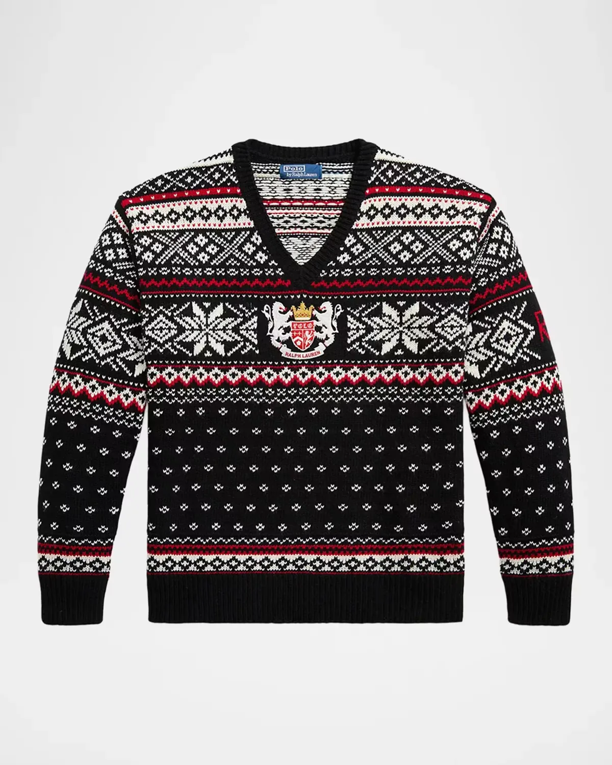 Embroidered Wool Sweater by Polo Ralph Lauren