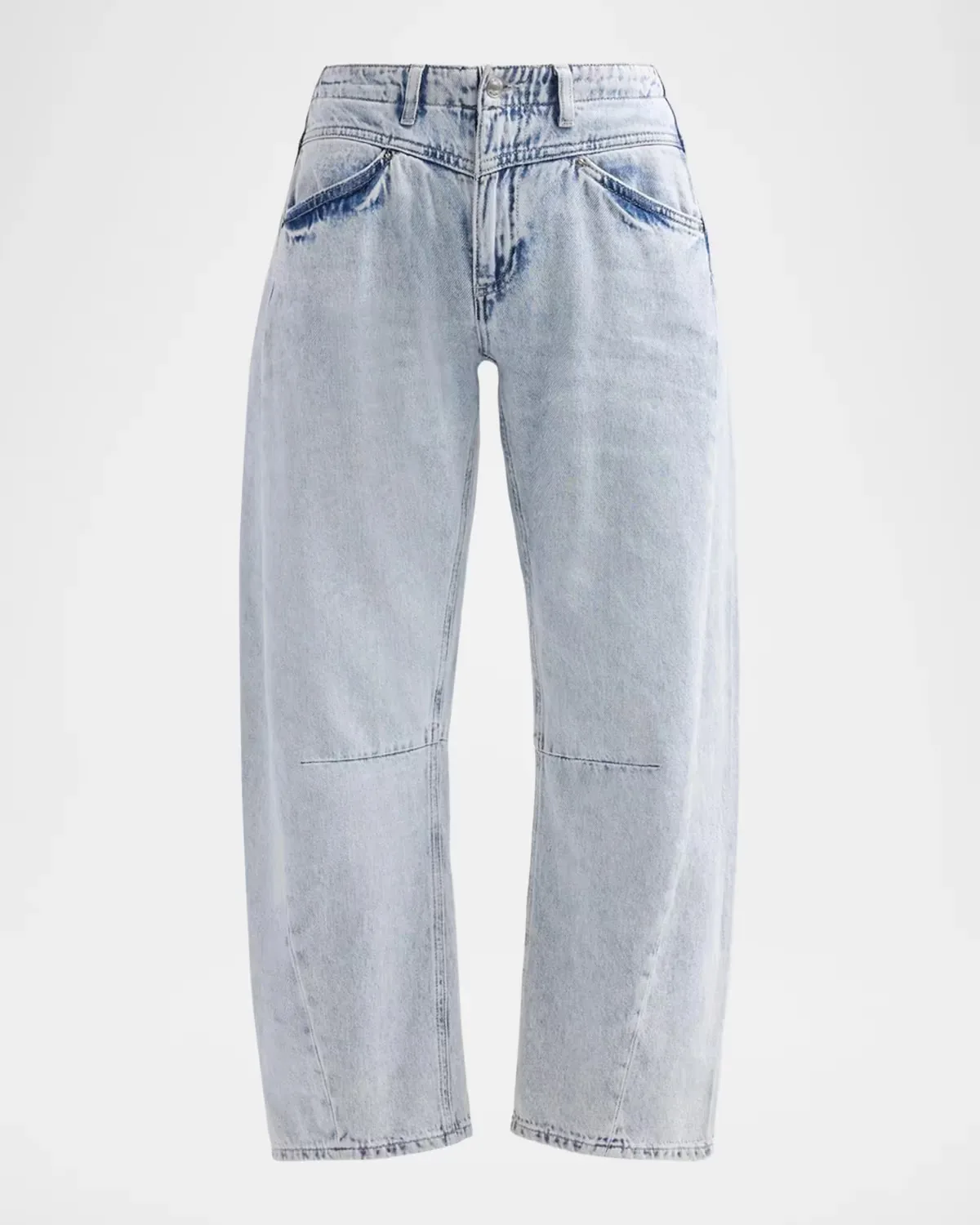 Selena Mid-Rise Crop Jeans