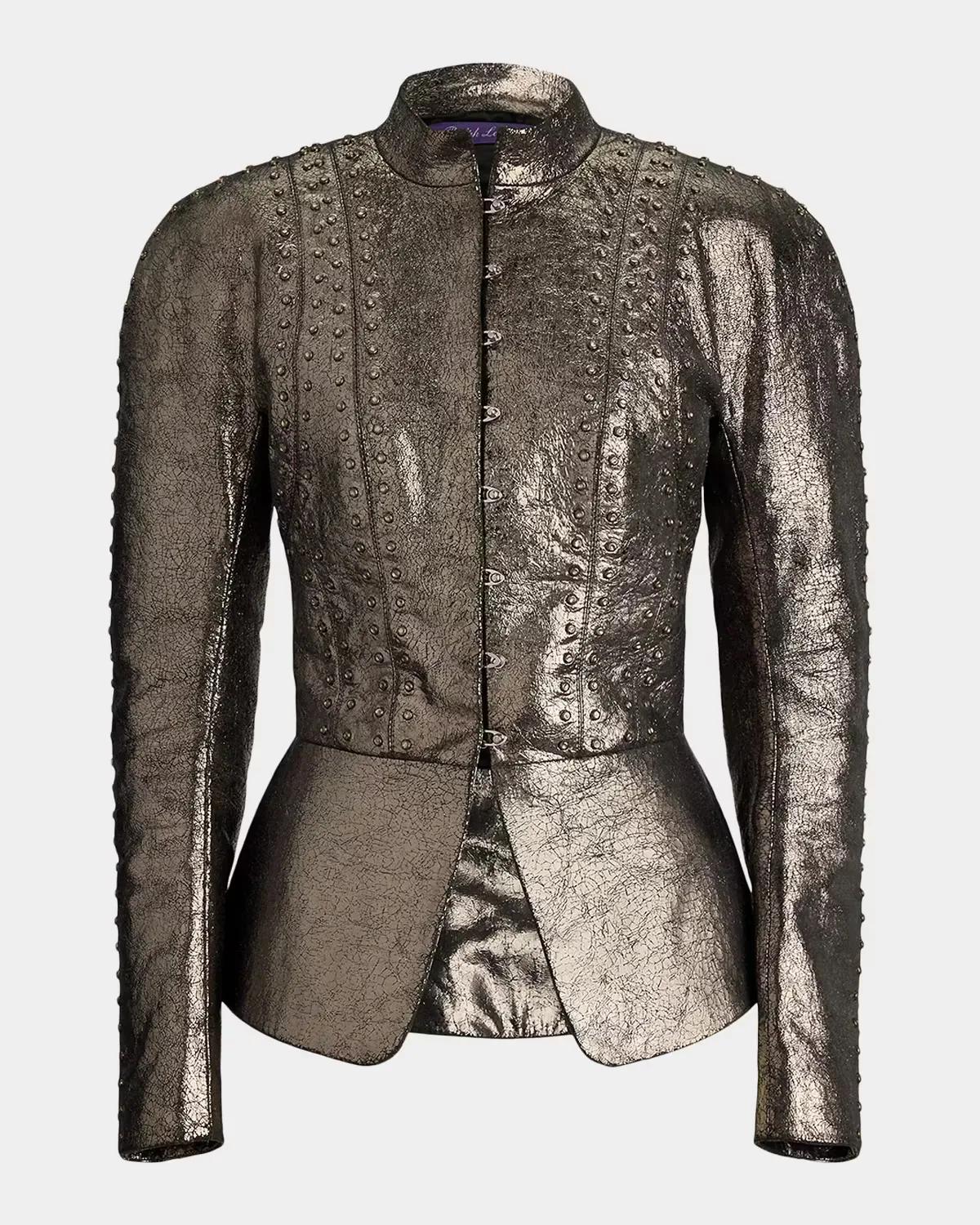 Sophia Crackle Goatskin Jacket by Ralph Lauren