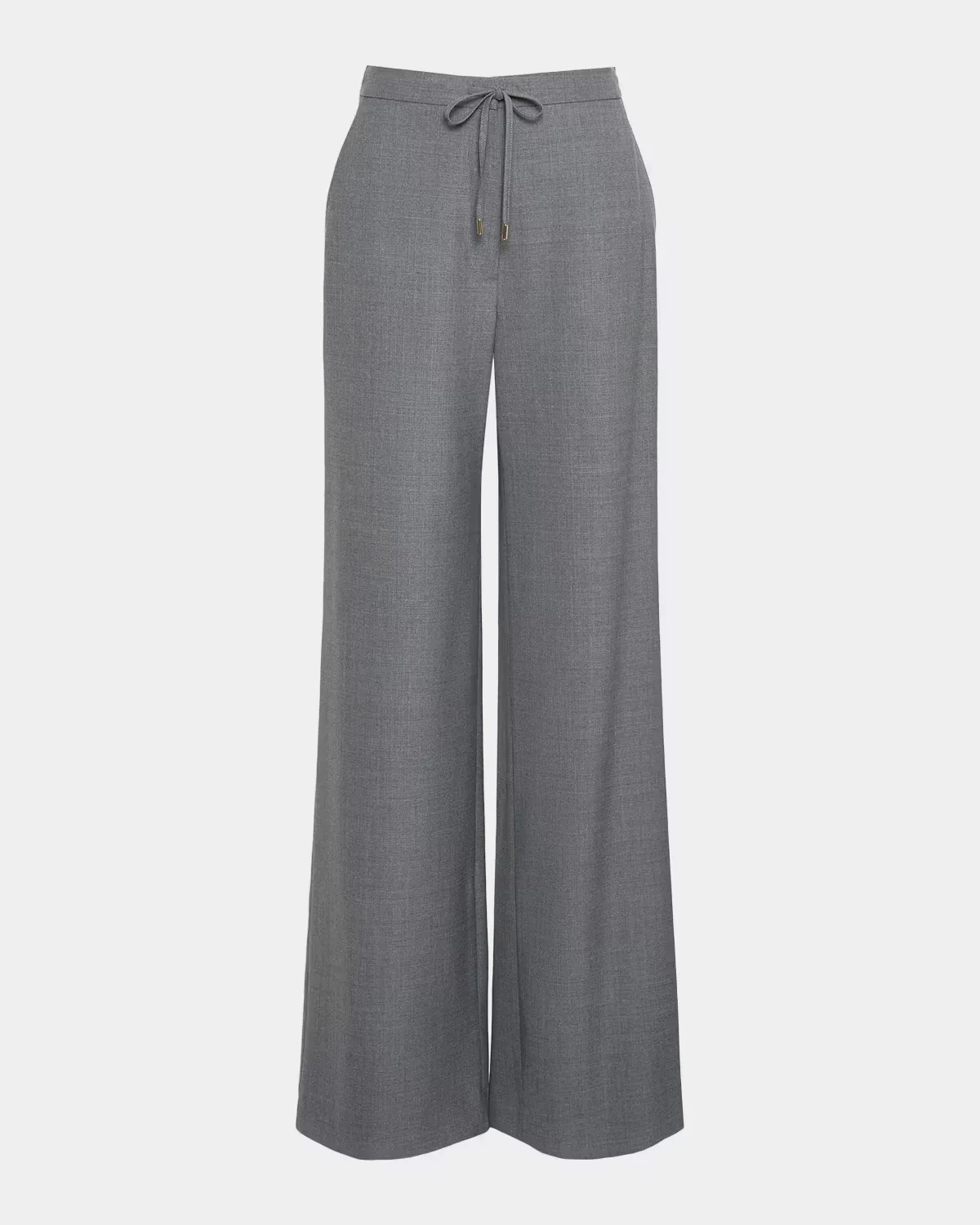 Wide-Leg Stretch Wool Trousers by Max Mara