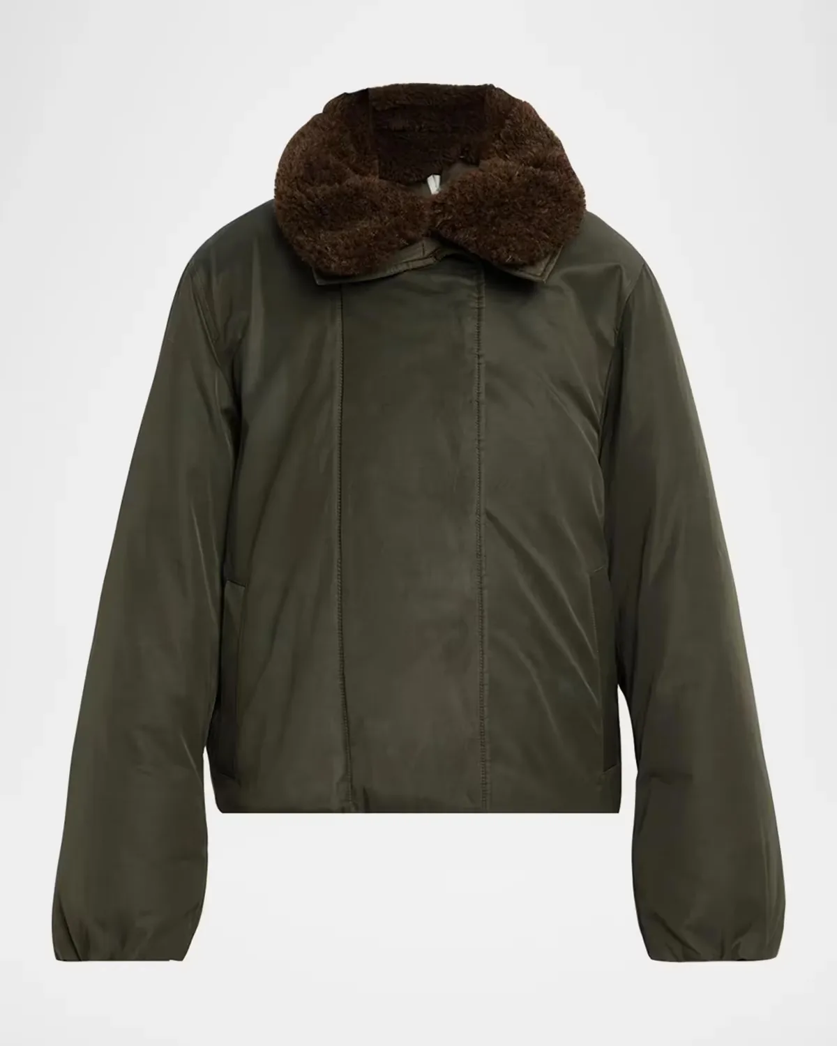 Faux-Fur-Lined Puffer Coat by Vince