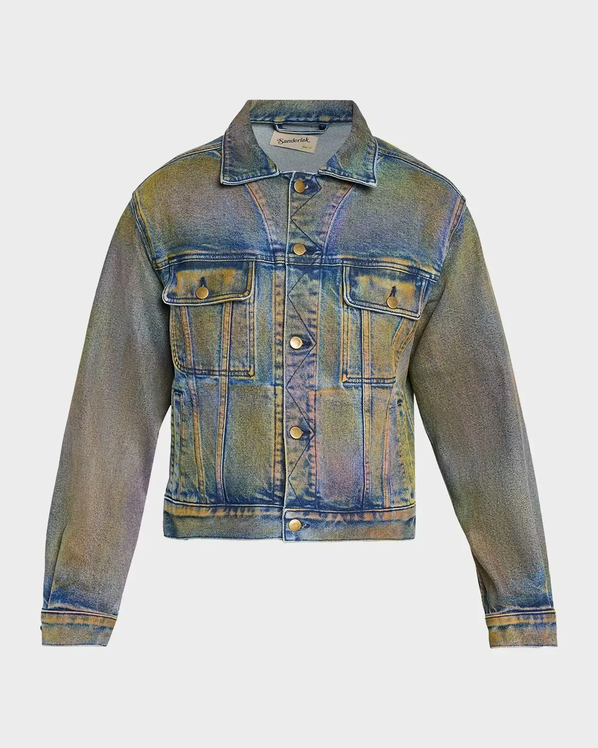 Multi-Paint Jean Jacket by Sanderlak