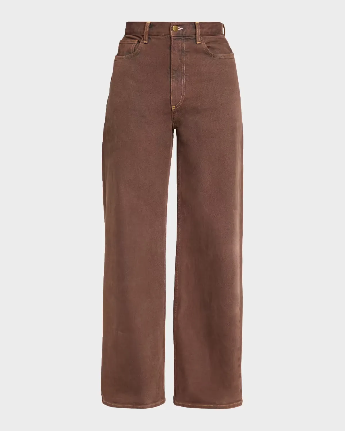 Garment-Dyed Wide-Leg Jeans by Sanderlak