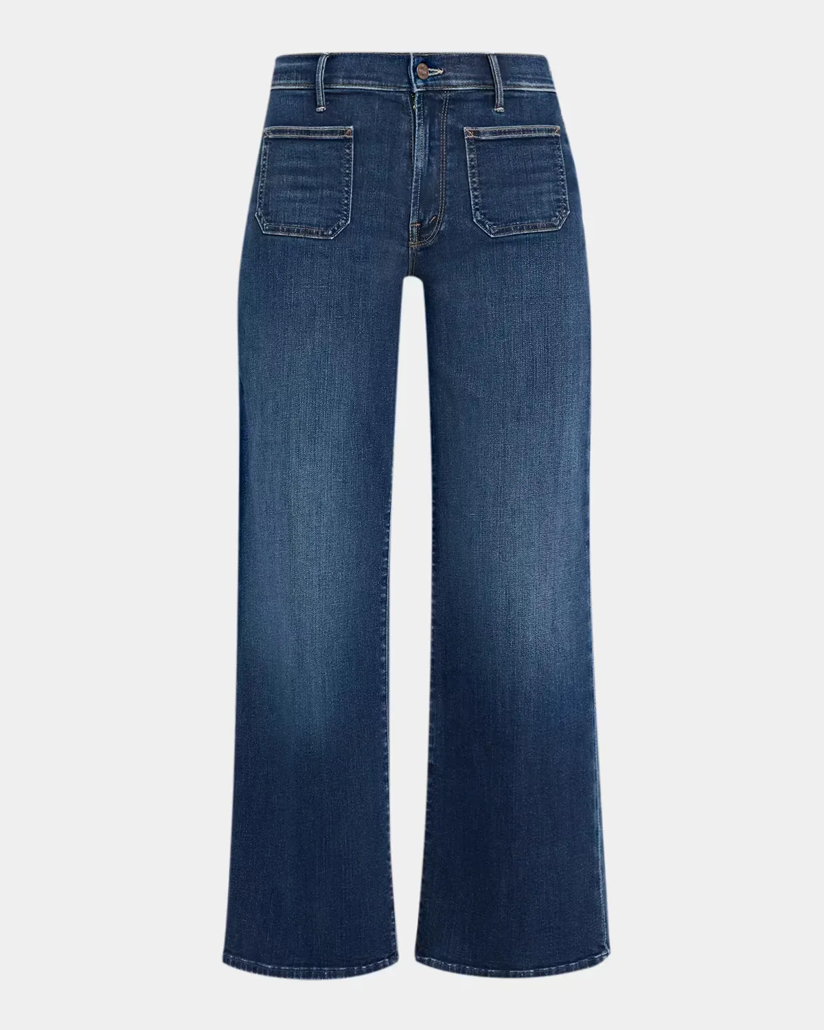 Lil Patch Pocket Mid-Rise Jeans by MOTHER