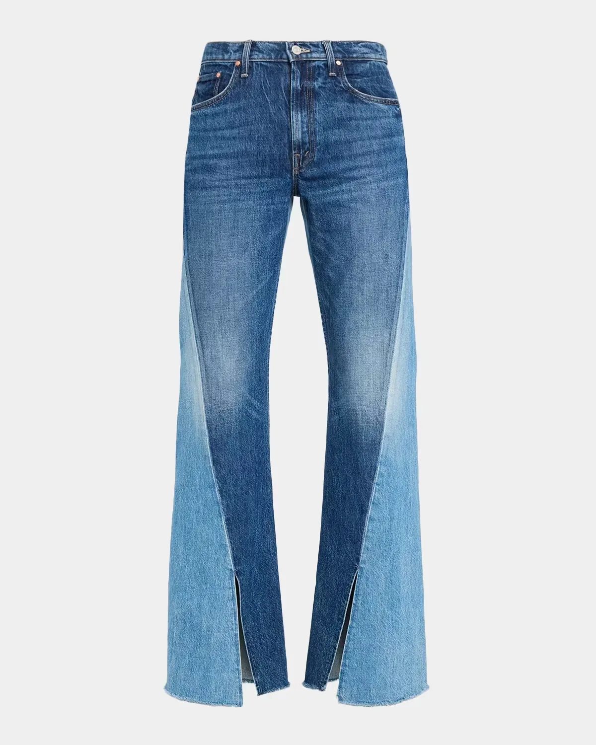 Bookie Slit Twist Wide-Leg Jeans by MOTHER