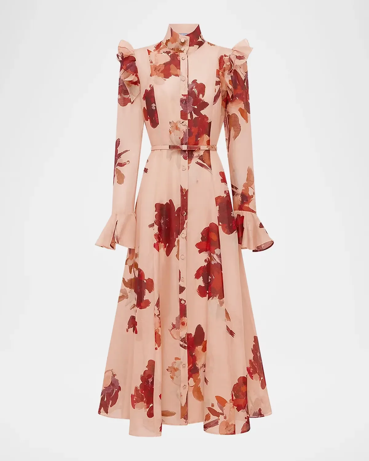 Katrina Floral-Print Midi Dress