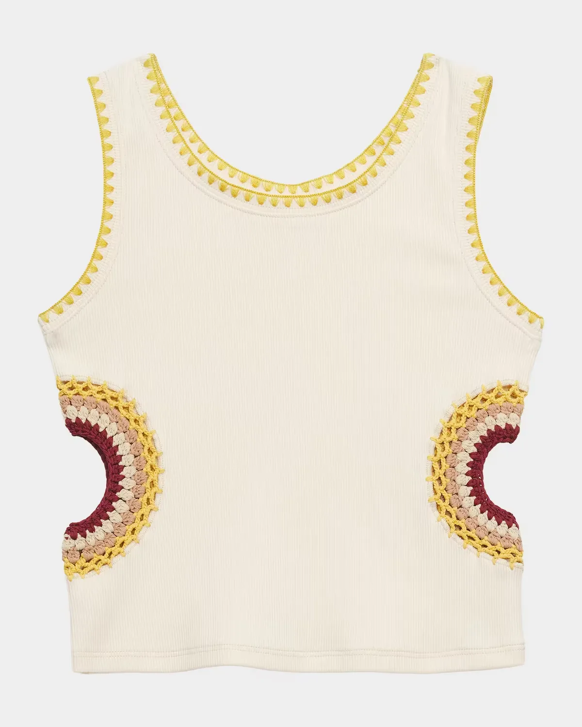 Echo Cotton Crochet Tank Top by Zimmermann