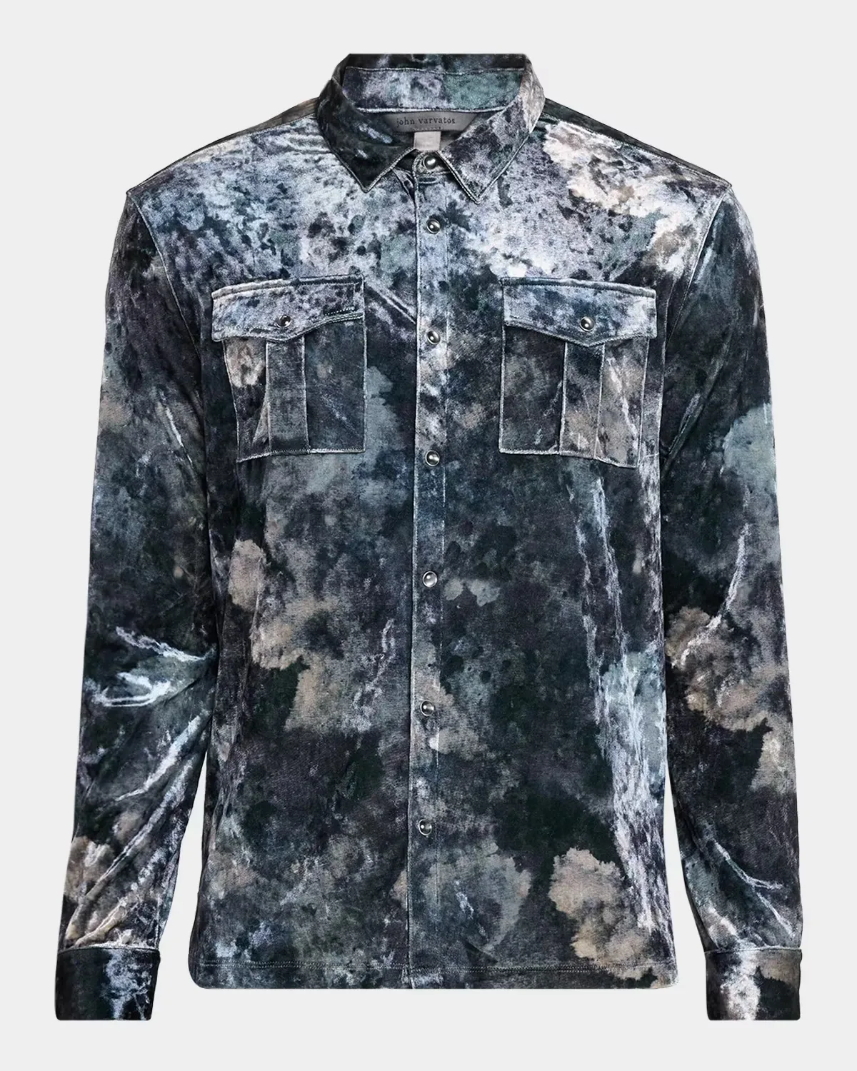 Printed Velvet Shirt