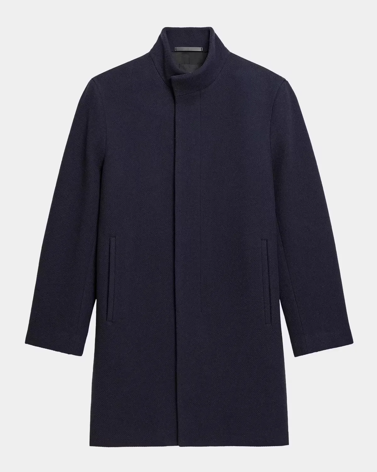 Belvin Melton-Textured Wool-Blend Coat by Theory