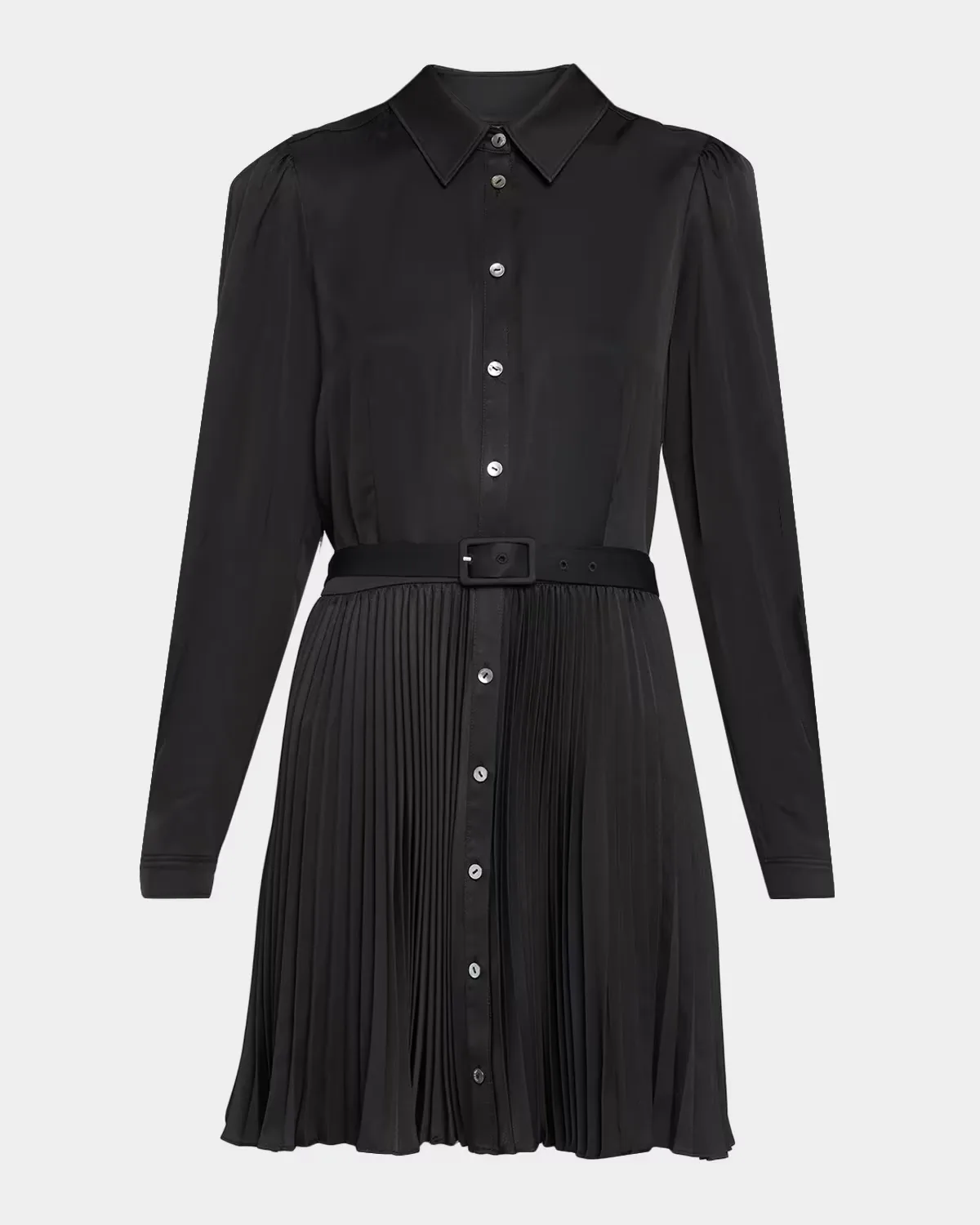 Reynolds Belted Mini Shirtdress by Cinq  Sept