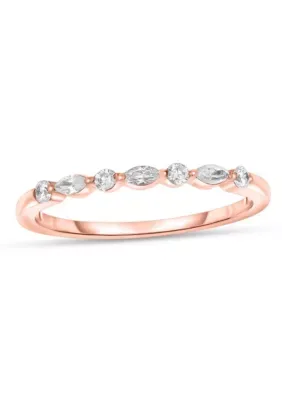 1/8 C.T.T.W Diamond 10Kp Ladies Bands by Diamaison