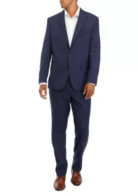 Single Breasted Tonal Plaid Suit by Michael Kors