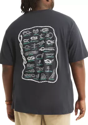 Sustainably Crafted Sailing Knots Graphic T-Shirt by Nautica