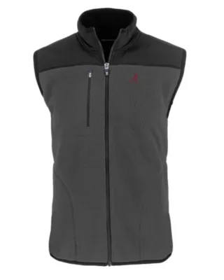 NCAA Alabama Crimson Tide Cascade Eco Sherpa Fleece Full-Zip Vest by Cutter & Buck