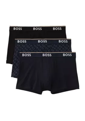 Trunk Power Boxer Briefs - 3 Pack by Hugo Boss