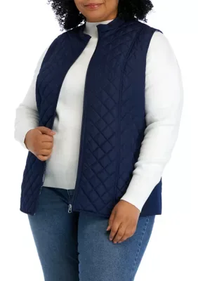 Quilted Rib Vest by Kim Rogers