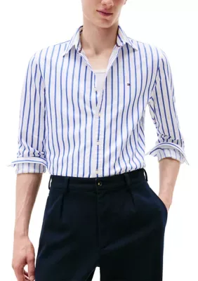 Heritage Striped Oxford Shirt by Tommy Hilfiger
