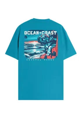 Dog Chillin Graphic T-Shirt by Ocean  Coast