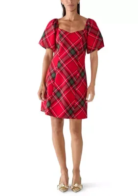 Puff Sleeve Sweetheart Dress