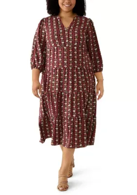 3/4 Sleeve Cannon Dress