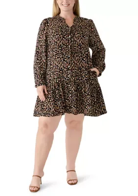 Long Sleeve Tucker Dress by Pine Proper