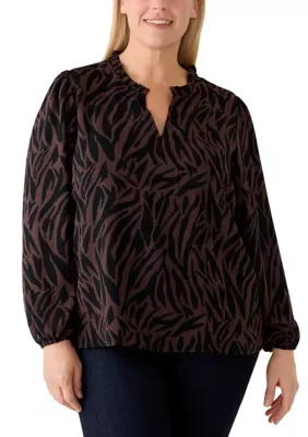 Long Sleeve Tucker Top