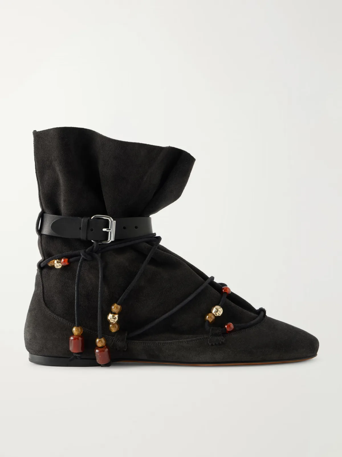 - Letiz Suede Ankle Boots - by Isabel Marant