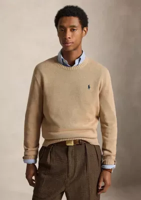 Cotton Crewneck Sweater by Polo Ralph Lauren