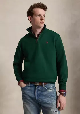 The RL Fleece Quarter-Zip Sweatshirt by Polo Ralph Lauren