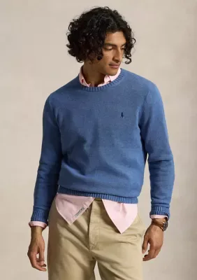 Cotton Crewneck Sweater by Polo Ralph Lauren