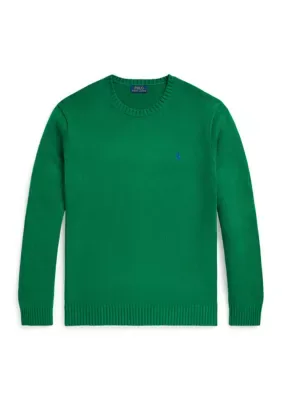 Cotton Crewneck Sweater by Polo Ralph Lauren