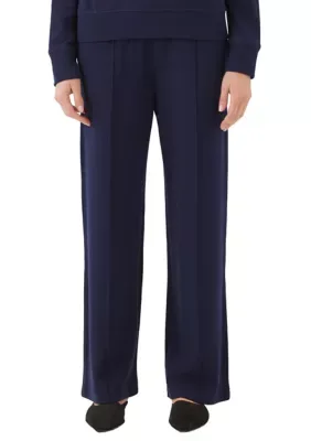 Drawstring Pintuck Sweatpants by Karen Kane