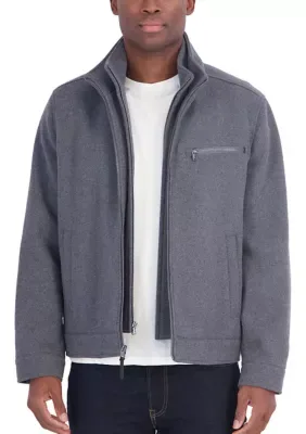 Wool Hipster Jacket with Attached Bib