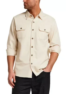 Unlined Overshirt by Vintage & Black