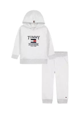 2-Piece Novelty Flag Fleece Set by Tommy Hilfiger
