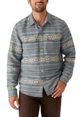 Long Sleeve Jacquard Humboldt Utility Shirt by Lucky Brand