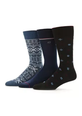 Holiday Crew Socks Set by Perry Ellis