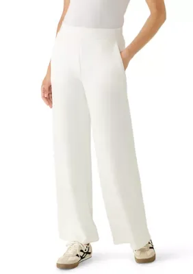 Wide Leg Scuba Pants