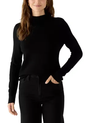 Long Sleeve Funnel Neck Sweater by Tahari