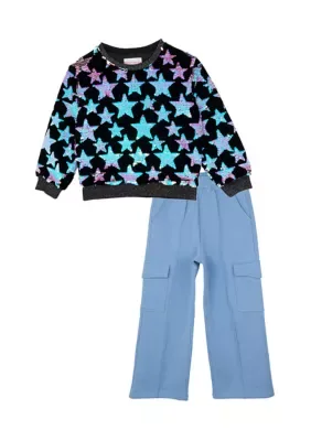 Star Sweater and Pants Set by Rare Editions
