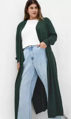 Goldie Longline Knit Cardigan by City Chic